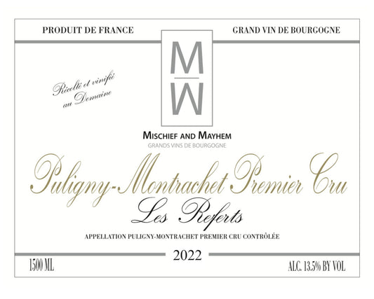 Puligny-Montrachet Les Referts Premier Cru, 2022