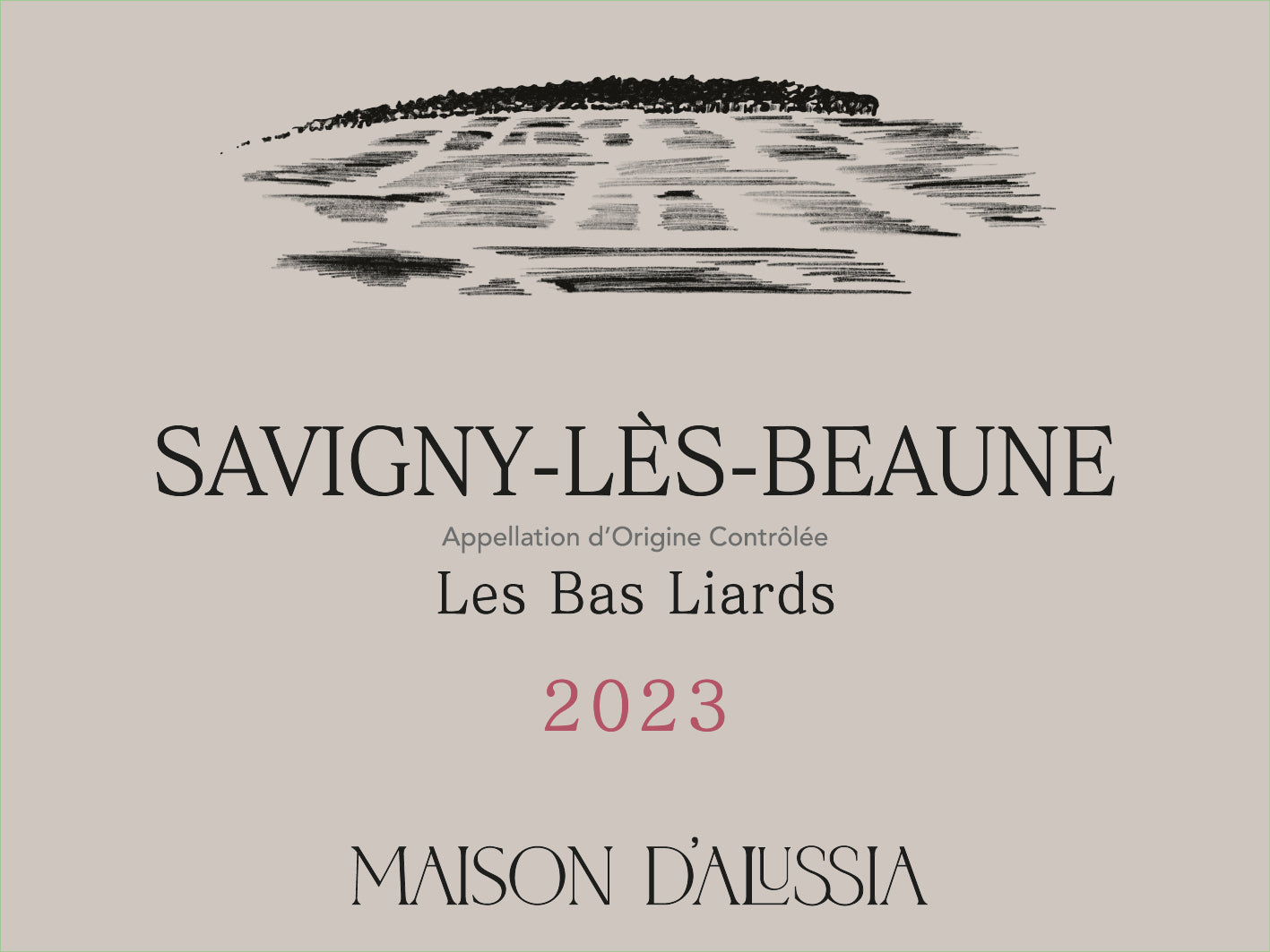 Savigny-lès-Beaune Les Bas Liards, 2023