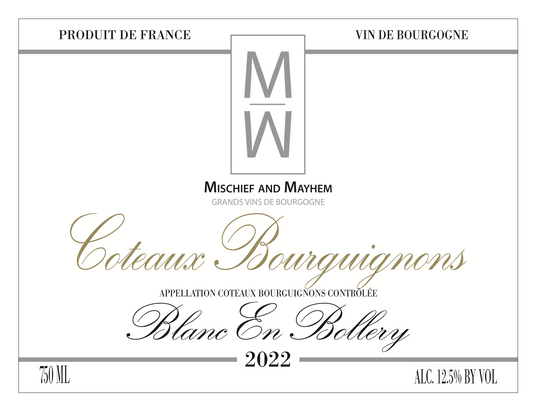 Coteaux Bourguignons Blanc En Bollery, 2022