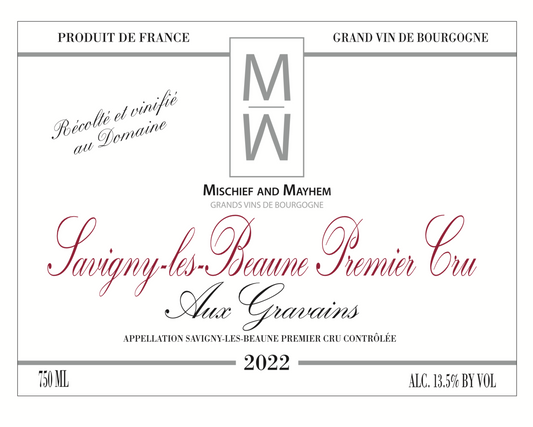 Savigny-les-Beaune Premier Cru, Aux Gravains, 2022